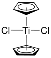 Bis(cyclopentadienyl)titanium dichloride - CAS:1271-19-8 - Di(cyclopentadienyl)titanium(IV) dichloride, Di(cyclopentadienyl)titanium(IV) dichloride, Dichlorobis(1, 3-cyclopentadiene)titanium, Dichlorodicyclopentadienyltitanium, Dichlorotitanocene, 32tanoc
